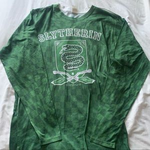 harry potter slytherin long sleeve tee